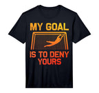 Soccer Goalie Art Gag Soccer Player T-Shirt - Custom Art Print Unisex