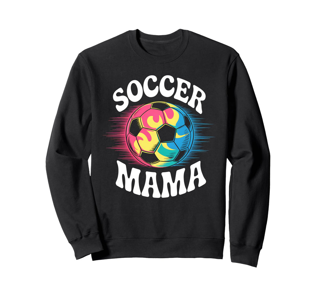 Soccer Mama Mom Tie Dye Sweatshirt - Trendy Graphic Unisex