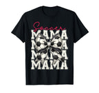 Soccer Mama Funny Coquette Bow Mom T-Shirt - Fun Novelty Design for Adults