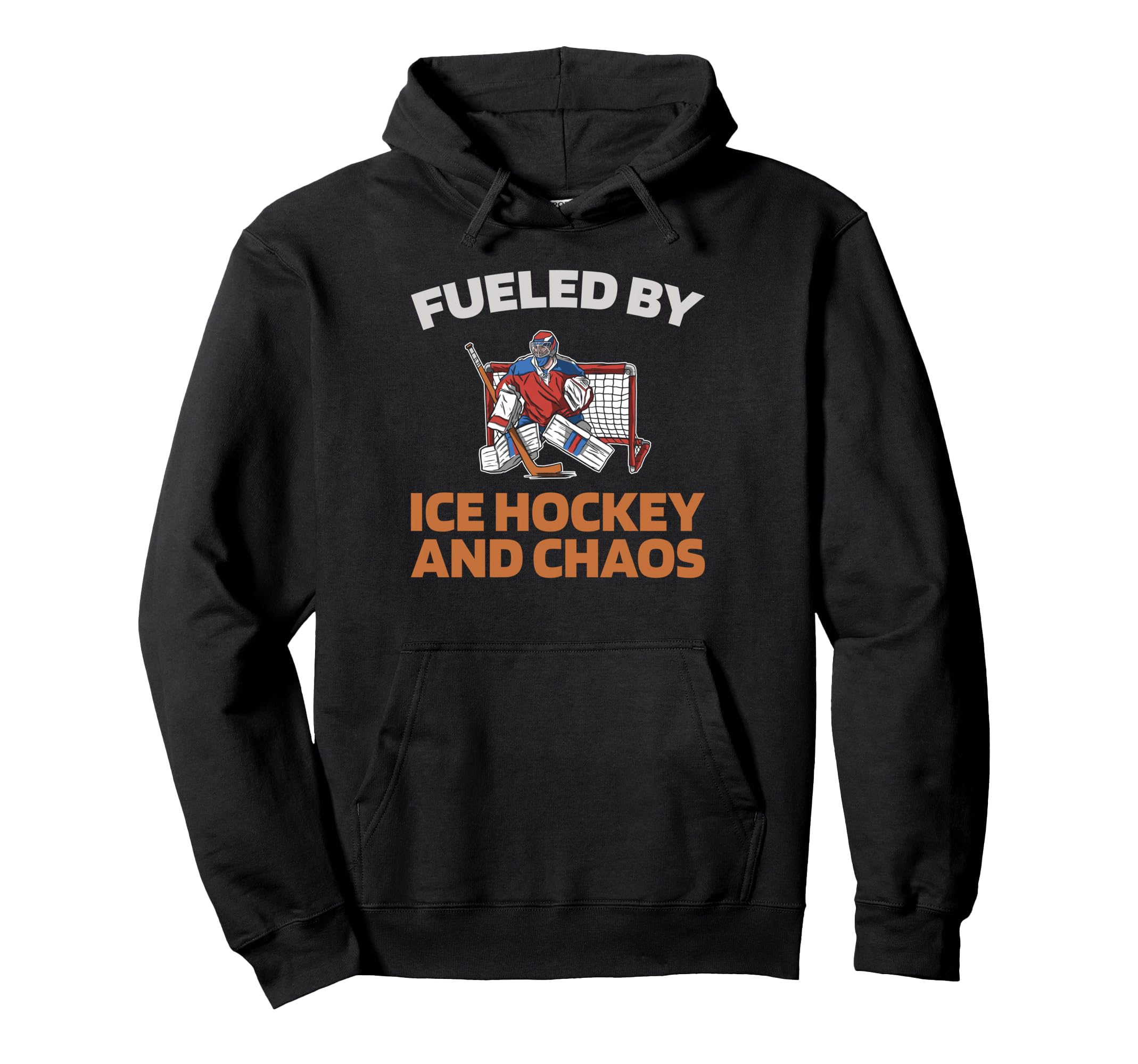 Hockey Goalkeeper Ice Hockey Goalie Hoodie - Novelty Apparel for Adults
