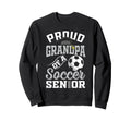 Proud Grandpa Soccer Senior Class 2026 Sweatshirt - Novelty Apparel Unisex