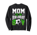 Mom Birthday Soccer Family Baller B Sweatshirt - Unique Graphic for Adults