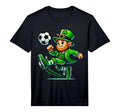 Leprechaun Soccer St Patricks Day T-Shirt - Unique Graphic for Adults