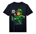 Leprechaun Soccer St Patricks Day T-Shirt - Unique Graphic for Adults