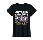 Just Who Loves Soccer Soccer T-Shirt - Trendy Graphic Men Women