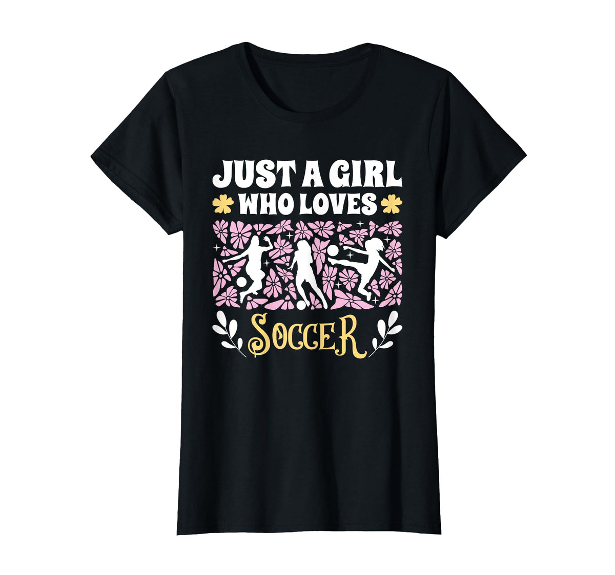 Just Who Loves Soccer Soccer T-Shirt - Trendy Graphic Men Women