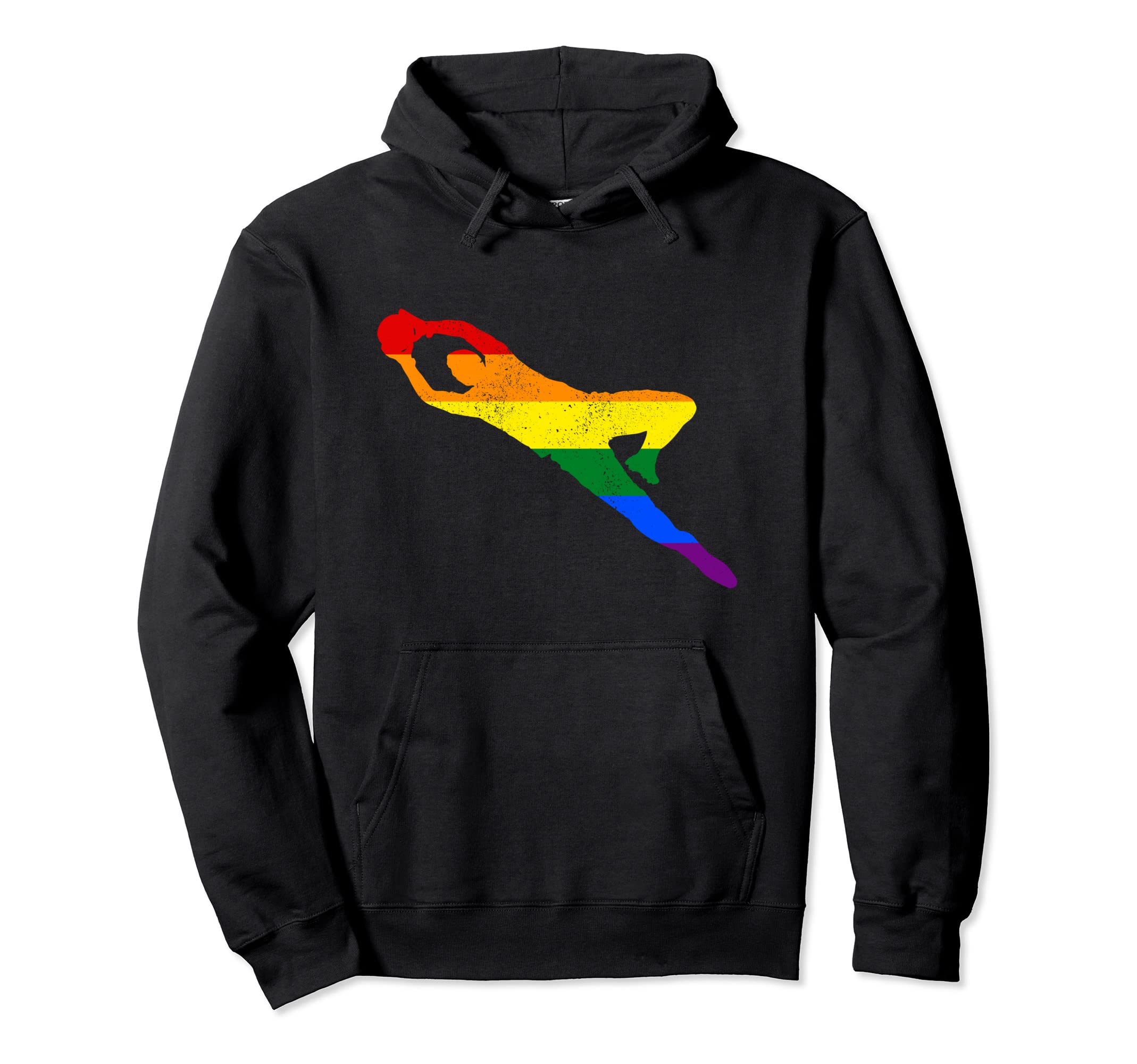 Goalie Gay Pride Lgbtq Goalkeeper Hoodie - Streetwear Style for Adults