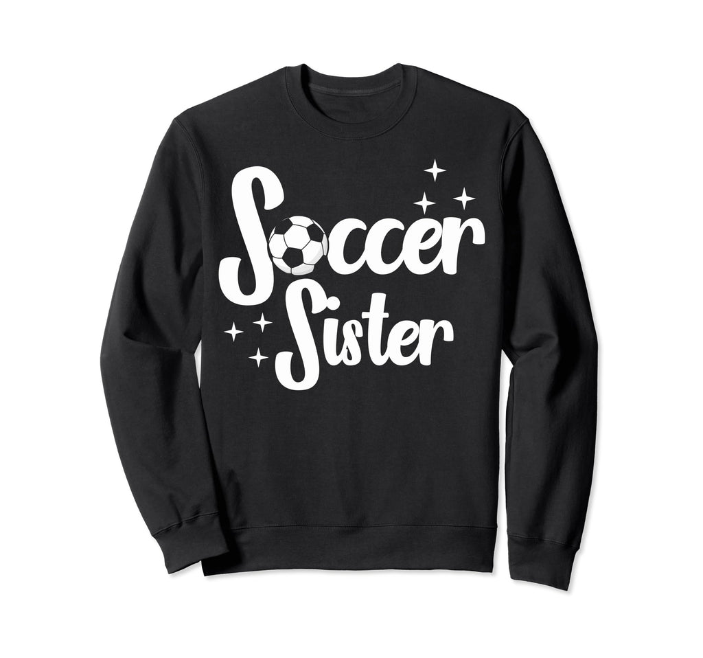 Soccer Family Sister Soccer Players Sweatshirt - Minimalist Print Unisex