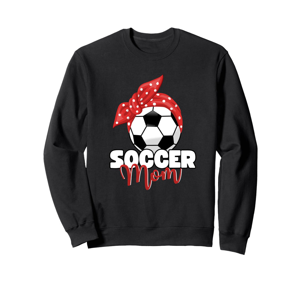 Soccer Mom Proud Football Mum Sweatshirt - Graphic Print Men Women