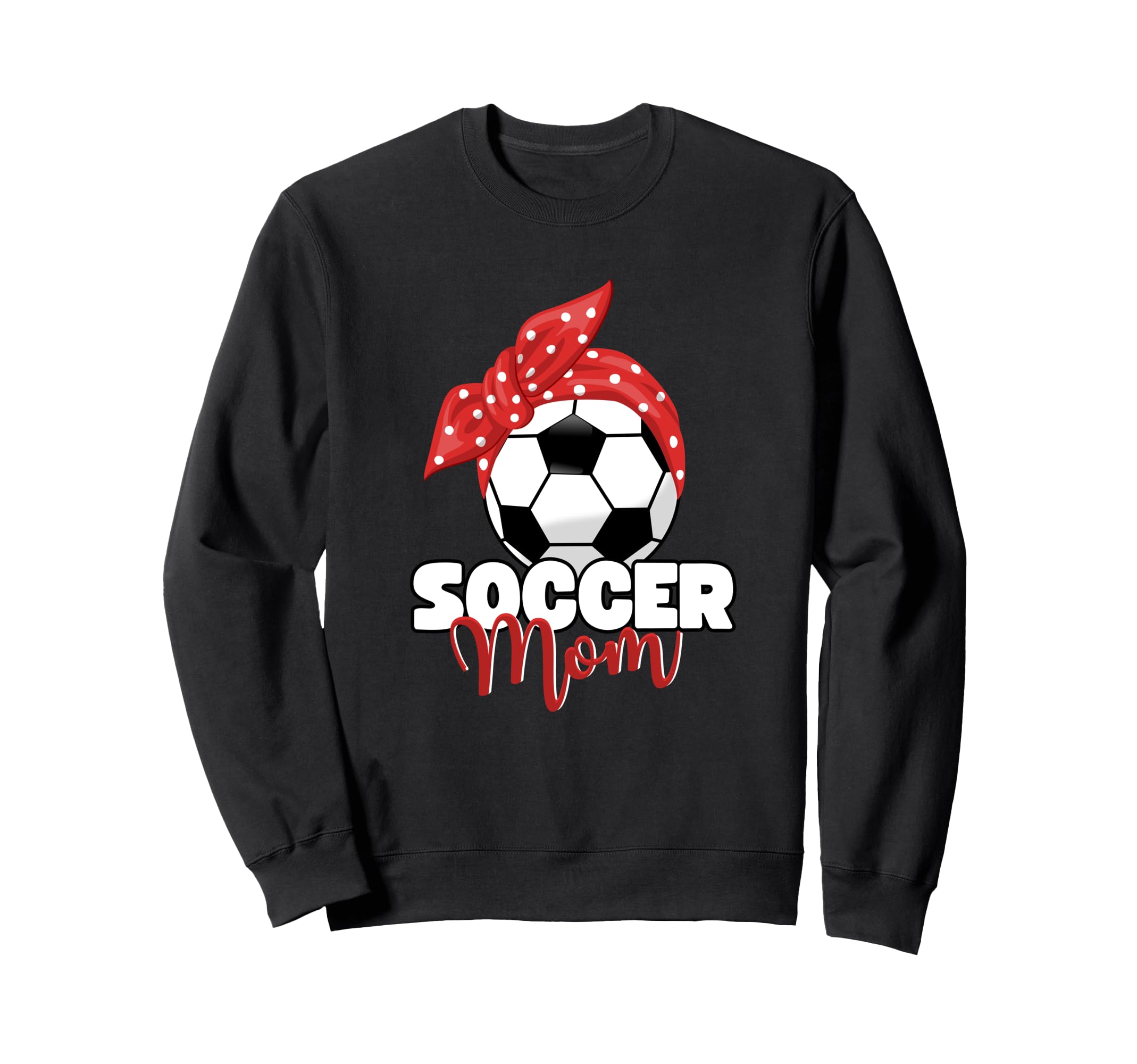 Soccer Mom Proud Football Mum Sweatshirt - Graphic Print Men Women