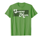 Soccer Mom Soccer Mama Checkered T-Shirt - Unique Graphic Men Women