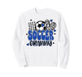 Soccer Granny Leopard Funny Sweatshirt - Custom Art Print for Adults