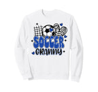 Soccer Granny Leopard Funny Sweatshirt - Custom Art Print for Adults