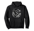 Soccer Launching Kick Fierce Hoodie - Unique Graphic Men Women