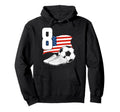 8 Soccer Birthday Gift Soccer Fan Hoodie - Novelty Apparel for Adults