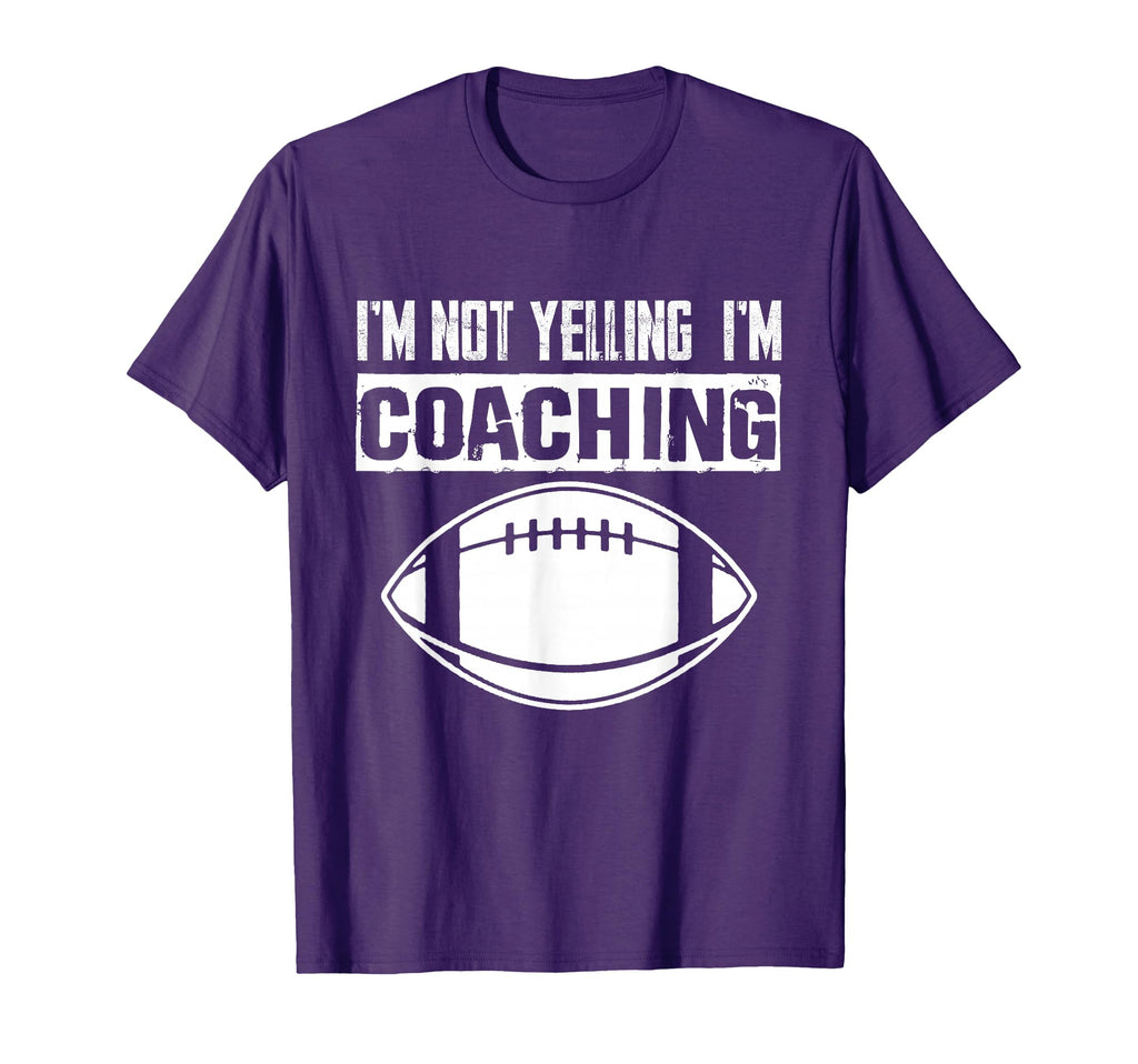 Im Not Yelling Im Coaching American T-Shirt - Unique Graphic Unisex