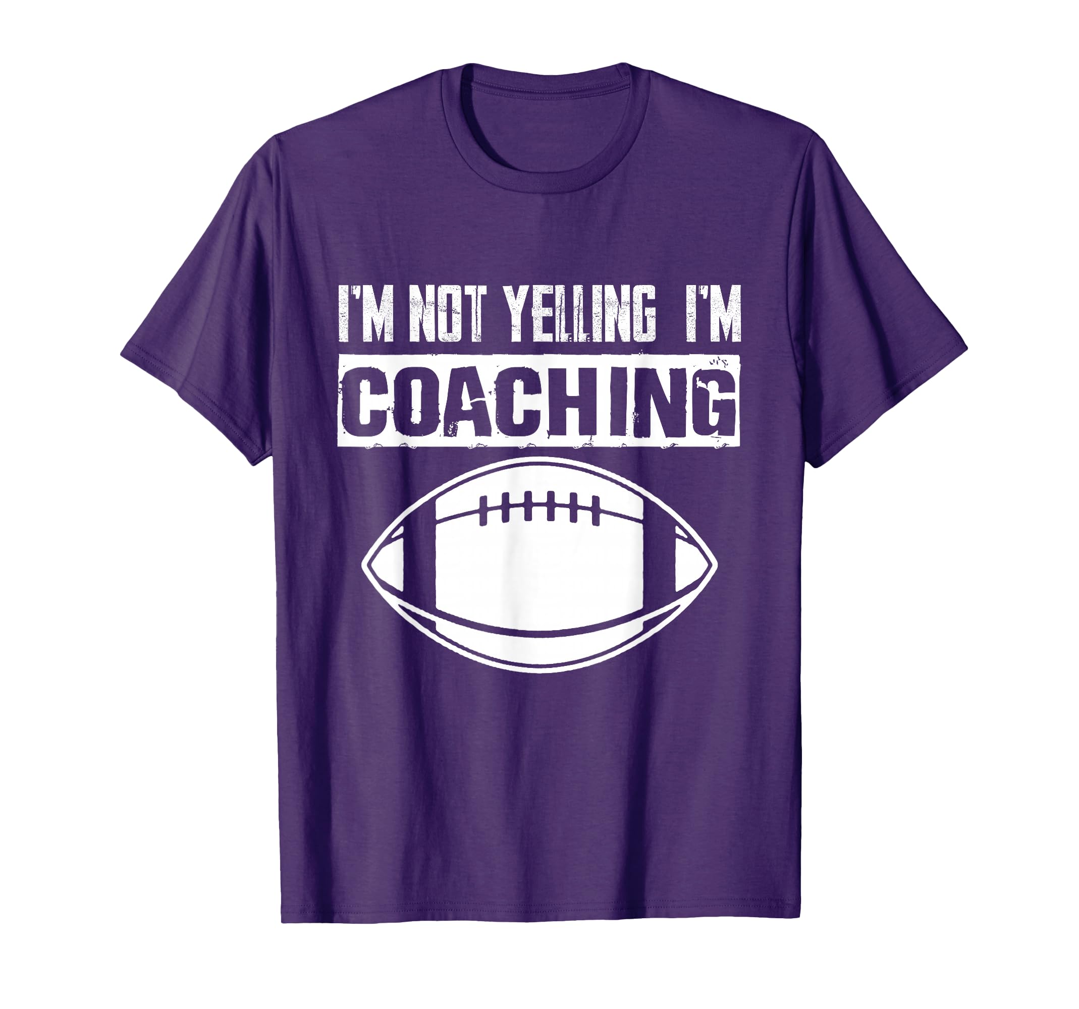 Im Not Yelling Im Coaching American T-Shirt - Unique Graphic Unisex