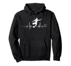 Soccer Heartbeat Tees Soccer Ball Hoodie - Novelty Apparel for Adults