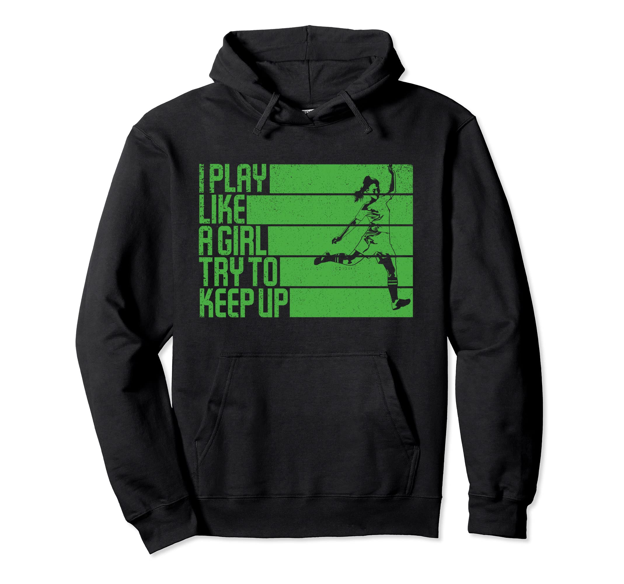 I Play Like Try To Keep Up Funny Hoodie - Casual Everyday Wear Unisex