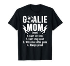 Soccer Goalkeeper Mom Definition T-Shirt - Minimalist Print Men Women
