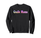 Goalie Mama Goalie Mom Lacrosse Sweatshirt - Minimalist Print for Adults