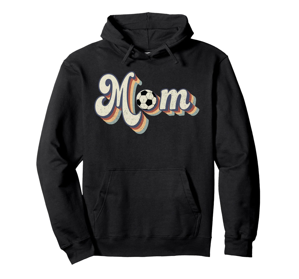 Soccer Mom Soccer Mama Groovy Mothers Day Hoodie - Minimalist Print Unisex