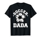 Soccer Dada Soccer Ball Distressed T-Shirt - Novelty Apparel for Adults