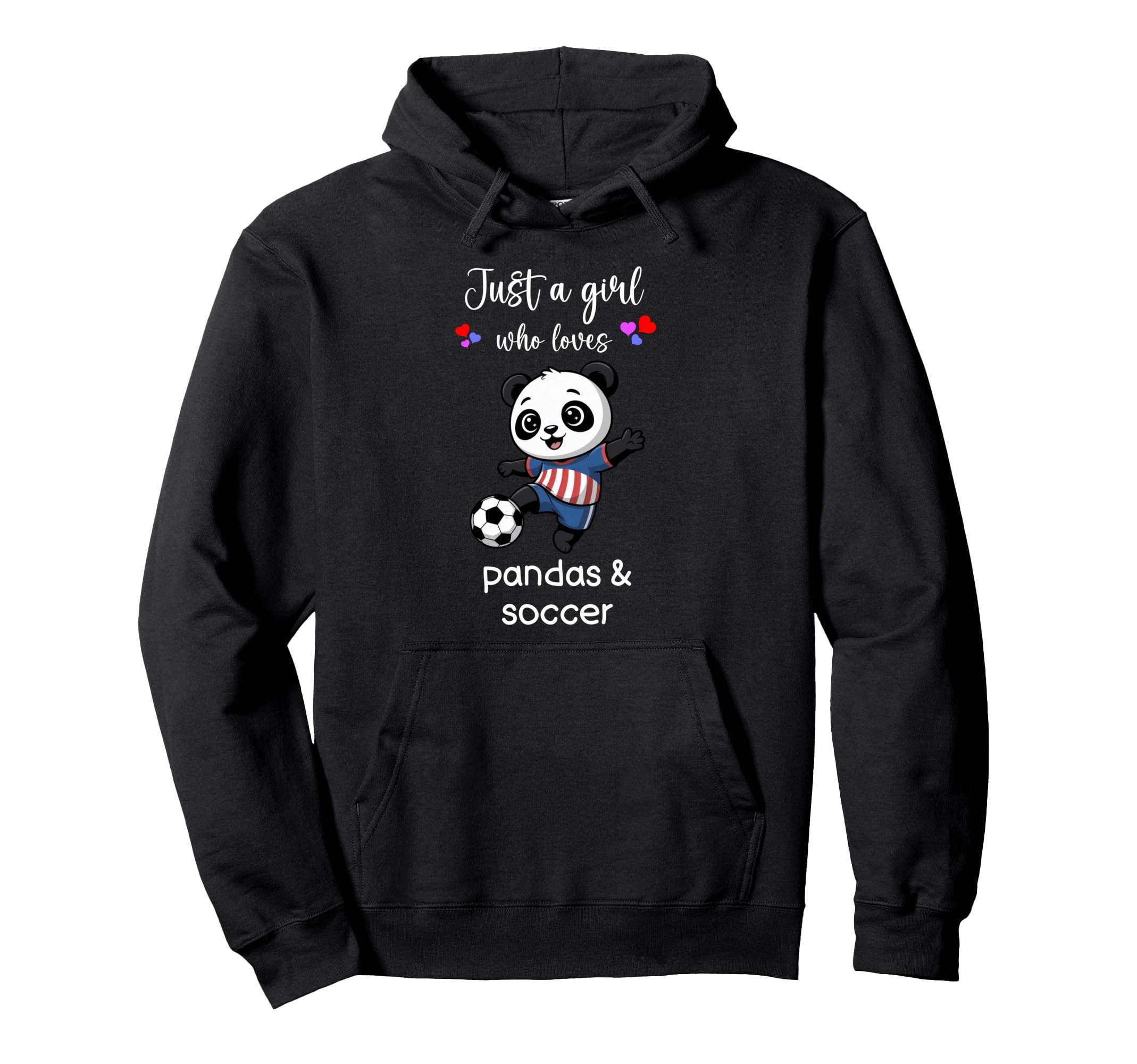 Panda Bear Soccer Panda Bear Soccer Hoodie - Novelty Apparel Men Women