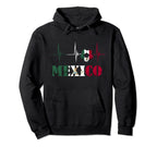 Mexico Heartbeat Ekg Pulse Ball Mexico Hoodie - Custom Art Print Men Women