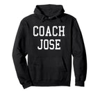 Coach Jose Custom Football Soccer Hoodie - Fun Novelty Design for Adults