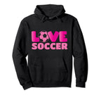 Soccer Soccer Player Love Soccer Hoodie - Novelty Apparel Unisex