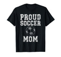 Proud Soccer Mom Game Day Sports T-Shirt - Custom Art Print for Adults