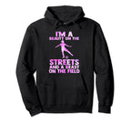 Im Beauty Streets And Beast Field Sport Hoodie - Novelty Apparel Unisex
