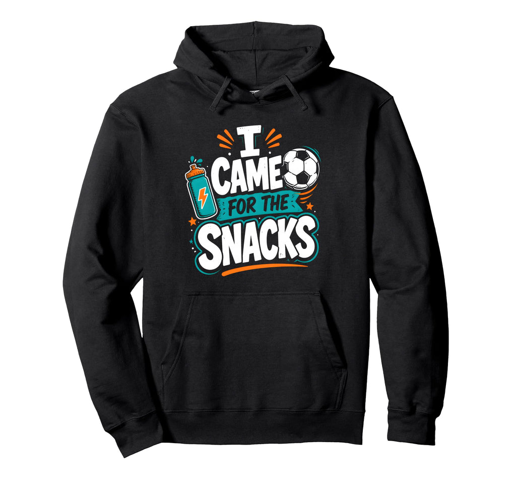 I Came Snacks Soccer Practice Hoodie - Aesthetic Graphic for Adults