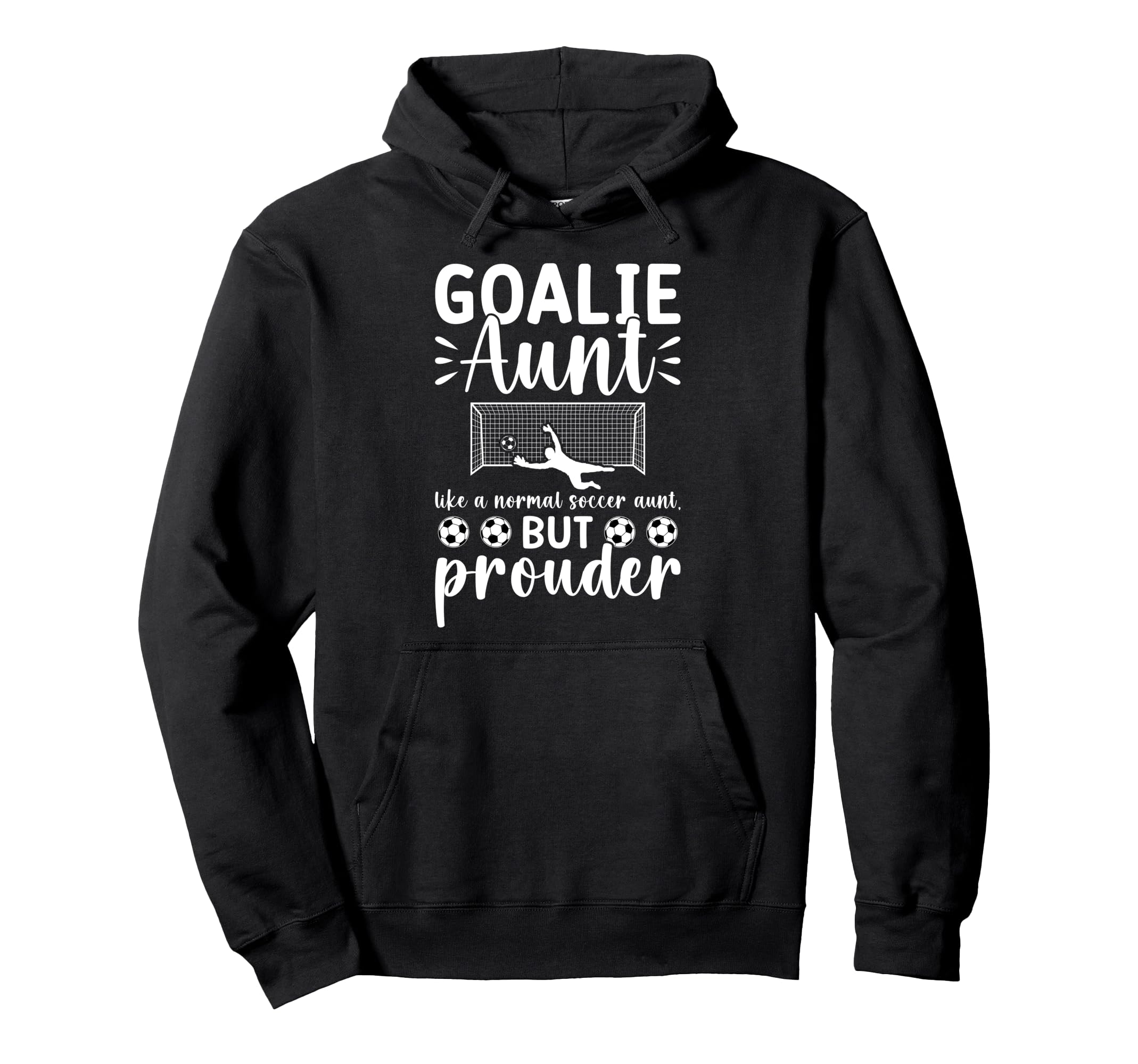 Soccer Goalie Aunt Soccer Keeper Aunt Hoodie - Minimalist Print Unisex