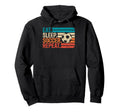 Eat Sleep Soccer Repet Goalie Player Fan Hoodie - Trendy Graphic Unisex