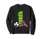 1 Birthday Soccer 1 Year Old Sweatshirt - Novelty Apparel for Adults