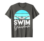 Swim Team Grandma Mama Swimming Meet T-Shirt - Novelty Apparel Unisex