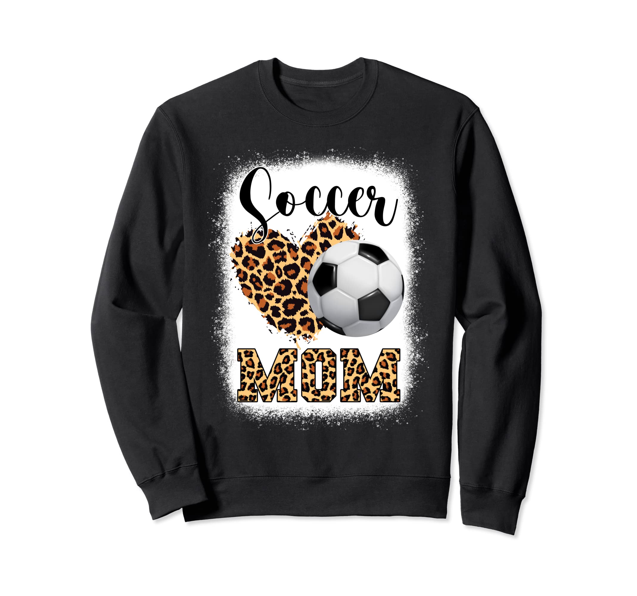 Funny Soccer Mom Leopard Family Sweatshirt - Streetwear Style Men Women