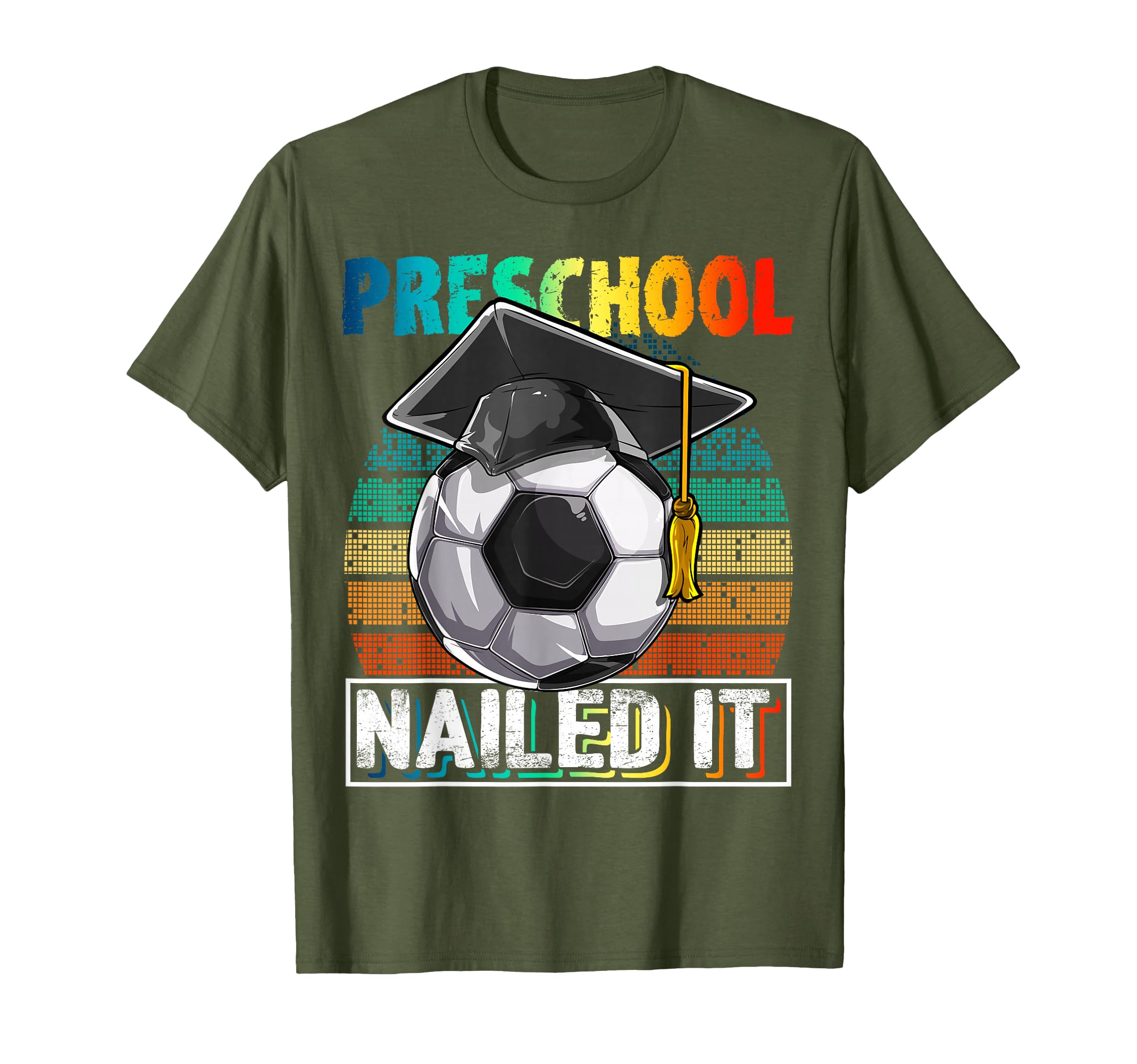 Preschool Nailed It Soccer Ball T-Shirt - Trendy Graphic Men Women