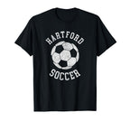 Hartford Soccer Distressed 90S T-Shirt - Streetwear Style for Adults