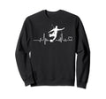 Soccer Heartbeat Tees Soccer Ball Sweatshirt - Streetwear Style for Adults