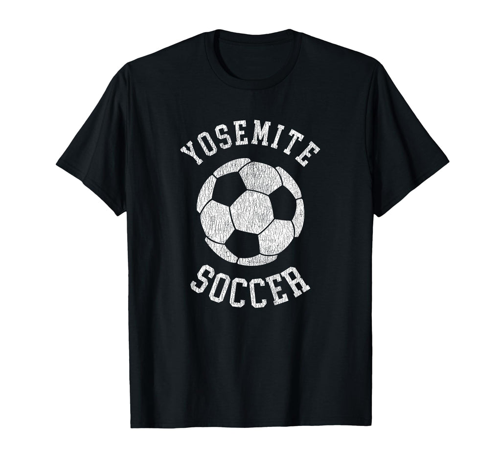 Yosemite Soccer Distressed 90S T-Shirt - Novelty Apparel Unisex