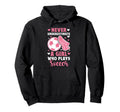Never Underestimate Who Plays Soccer Hoodie - Graphic Print Unisex