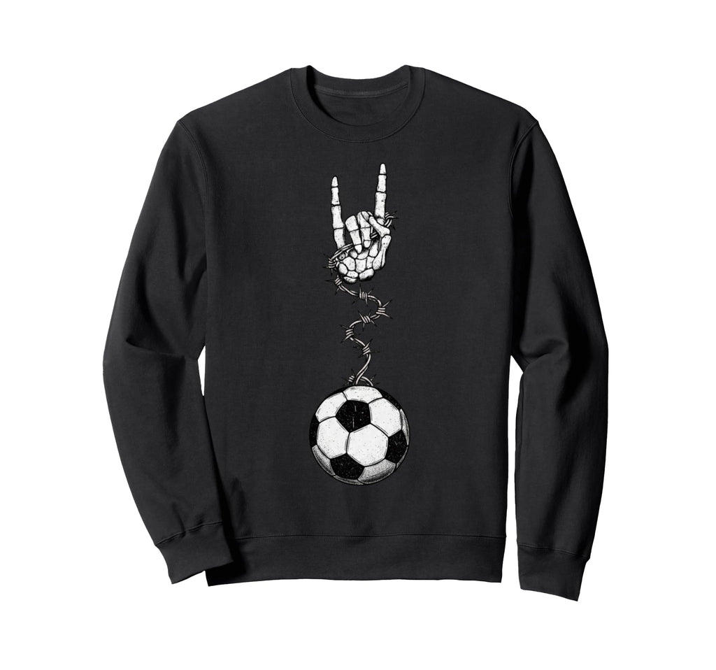 Soccer Player Coach Team 90S Alt Metal Sweatshirt - Custom Art Print Unisex