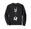 Soccer Player Coach Team 90S Alt Metal Sweatshirt - Custom Art Print Unisex