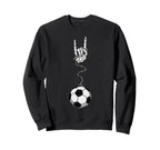 Soccer Player Coach Team 90S Alt Metal Sweatshirt - Custom Art Print Unisex