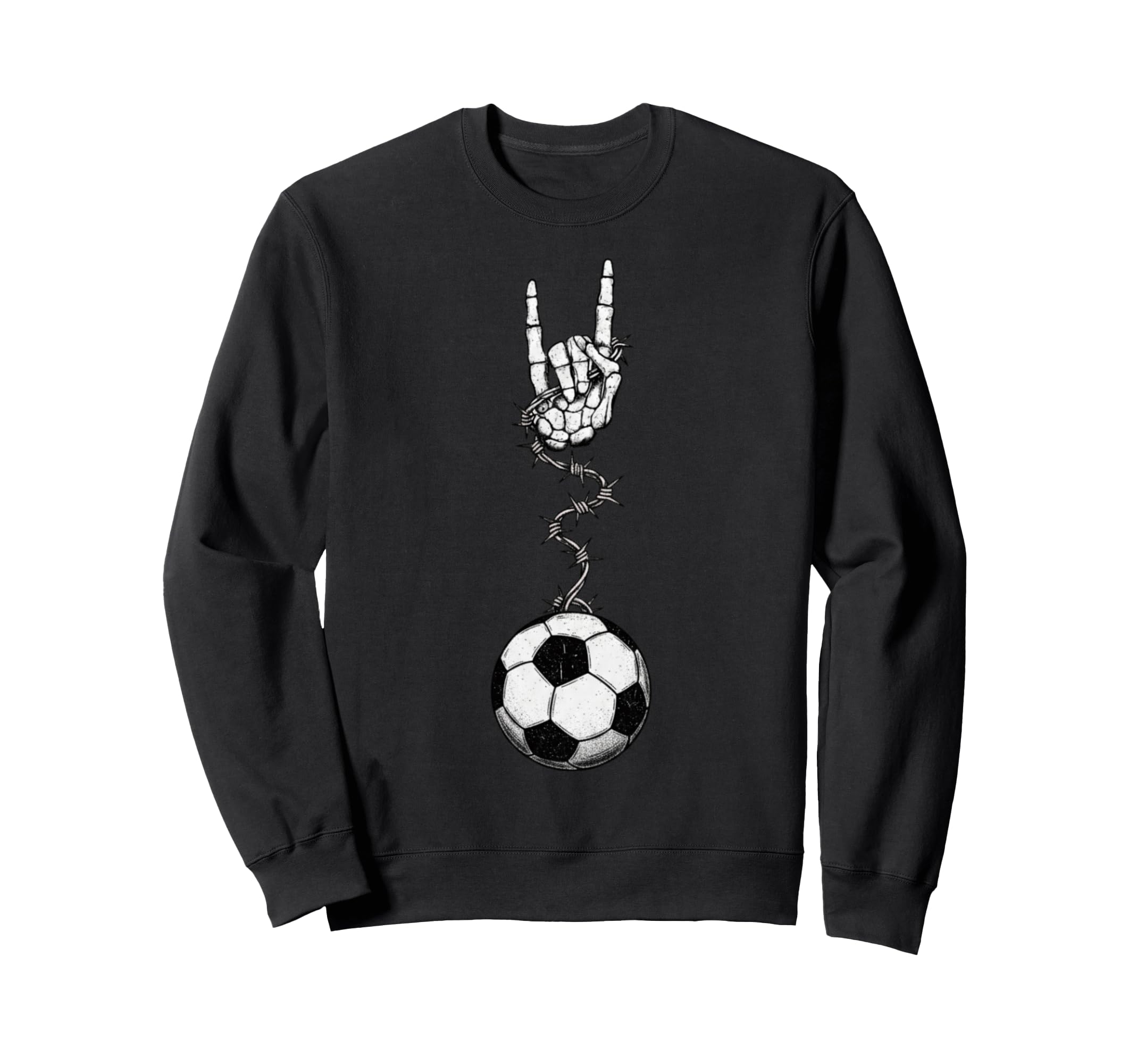 Soccer Player Coach Team 90S Alt Metal Sweatshirt - Custom Art Print Unisex