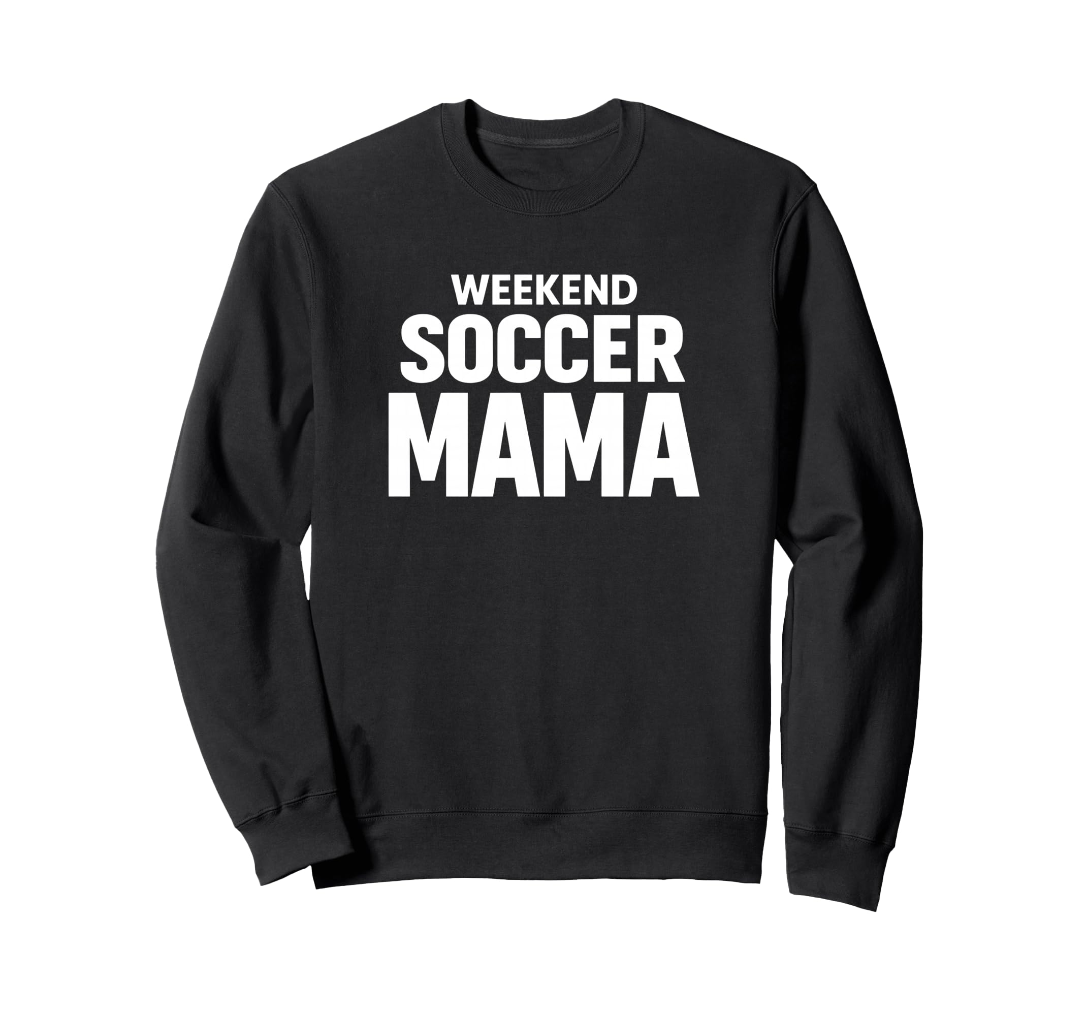 Weekend Soccer Mama Game Day Sweatshirt - Casual Everyday Wear Unisex