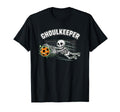 Ghoulkeeper Skeleton Goalie Halloween T-Shirt - Graphic Print Unisex